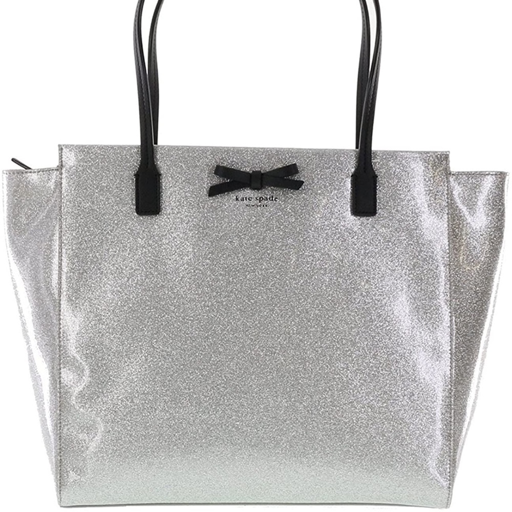 Kate Spade Mavis Street Large Glitter Tote